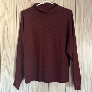Reitmans Mock Neck Ribbed Sweater